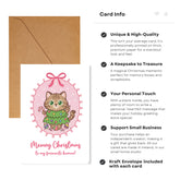 Tabby Kitten Christmas Card – Cute Cat Holiday Greeting